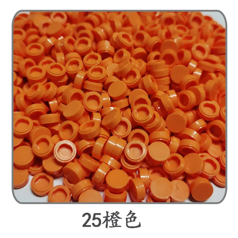 500pcs 1x1 Round  98138 Pixel Art Remix Building Block Toy Mosaic Drawing Series