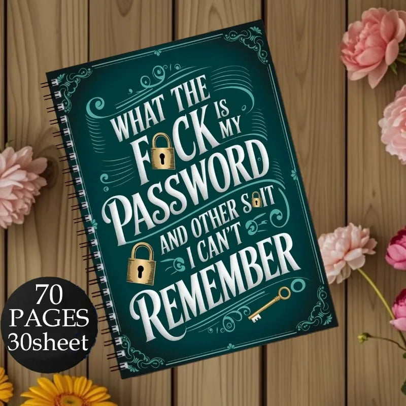 Interesting Spiral Cipher Notebook Creative Secret Diary Personal Password Writing Journal