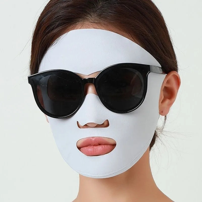 Summer UV Protection Face Mask for Men Women, Full Face Sun Mask for Outdoor Running Cycling,Breathable Cooling Sports Balaclava