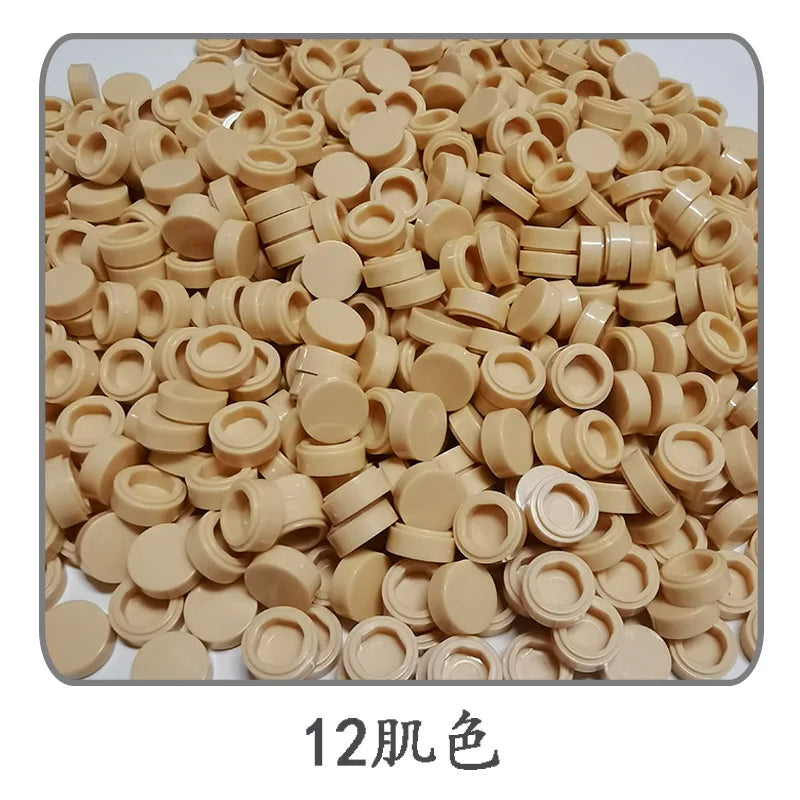 500pcs 1x1 Round  98138 Pixel Art Remix Building Block Toy Mosaic Drawing Series