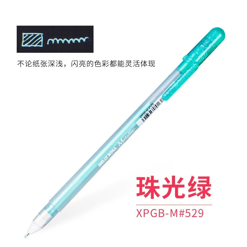 1/3PCS SAKURA Gelly Roll Gel Pens Highlight Marker for Journaling Art Drawing Classic White Ink Assorted Point Fine Medium Bold
