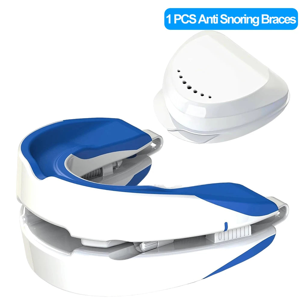Anti Snoring Mouth Guard Improve Sleeping Adjustable Snoring Mouth Guard Anti-Apnea Teeth Bruxism Stop Snoring Device Mouthpiece