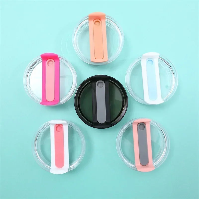 40 Oz for Stanley Thermal Water Bottle Cover Coffee Cups Flip Straw Cap Replacement Spill Proof Mugs Tumbler Lid Accessories