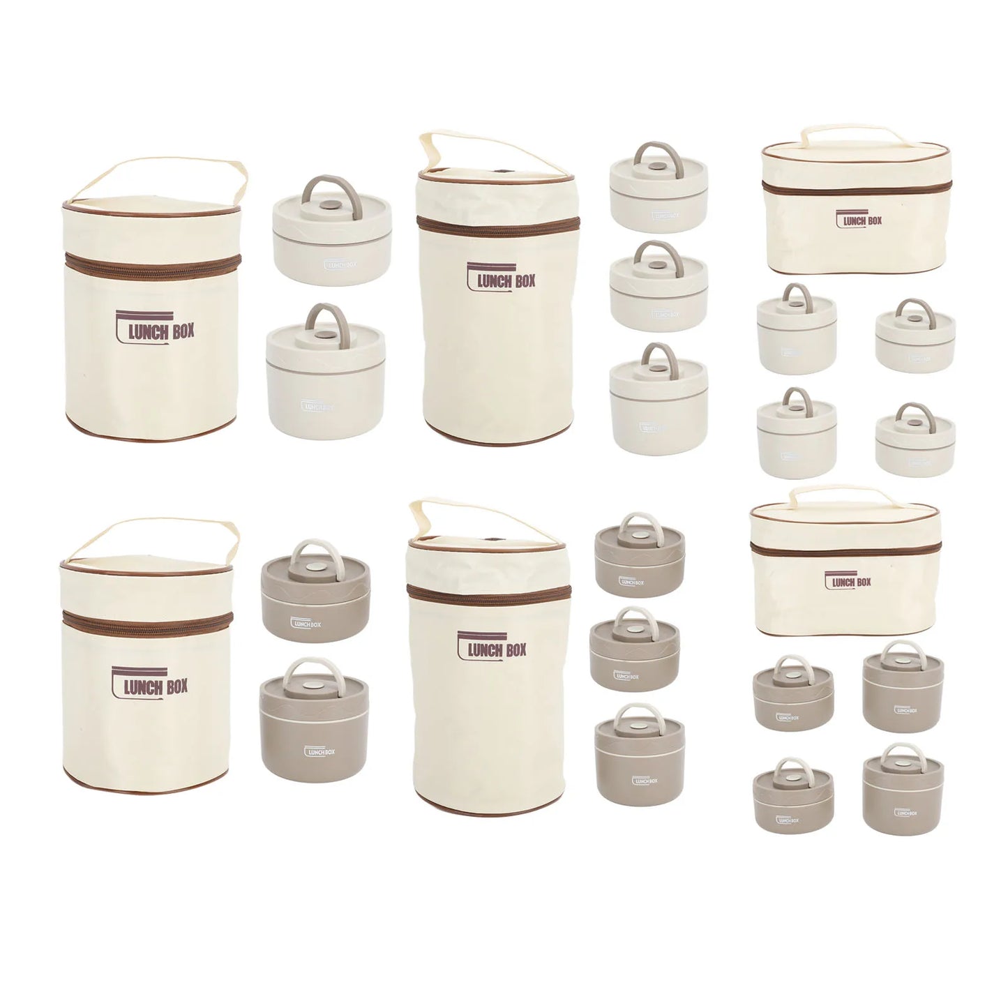 Thermal Lunch Box  304 Stainless Steel Multifunction Portable Insulated Lunch Container with Thermal Bag For School Student