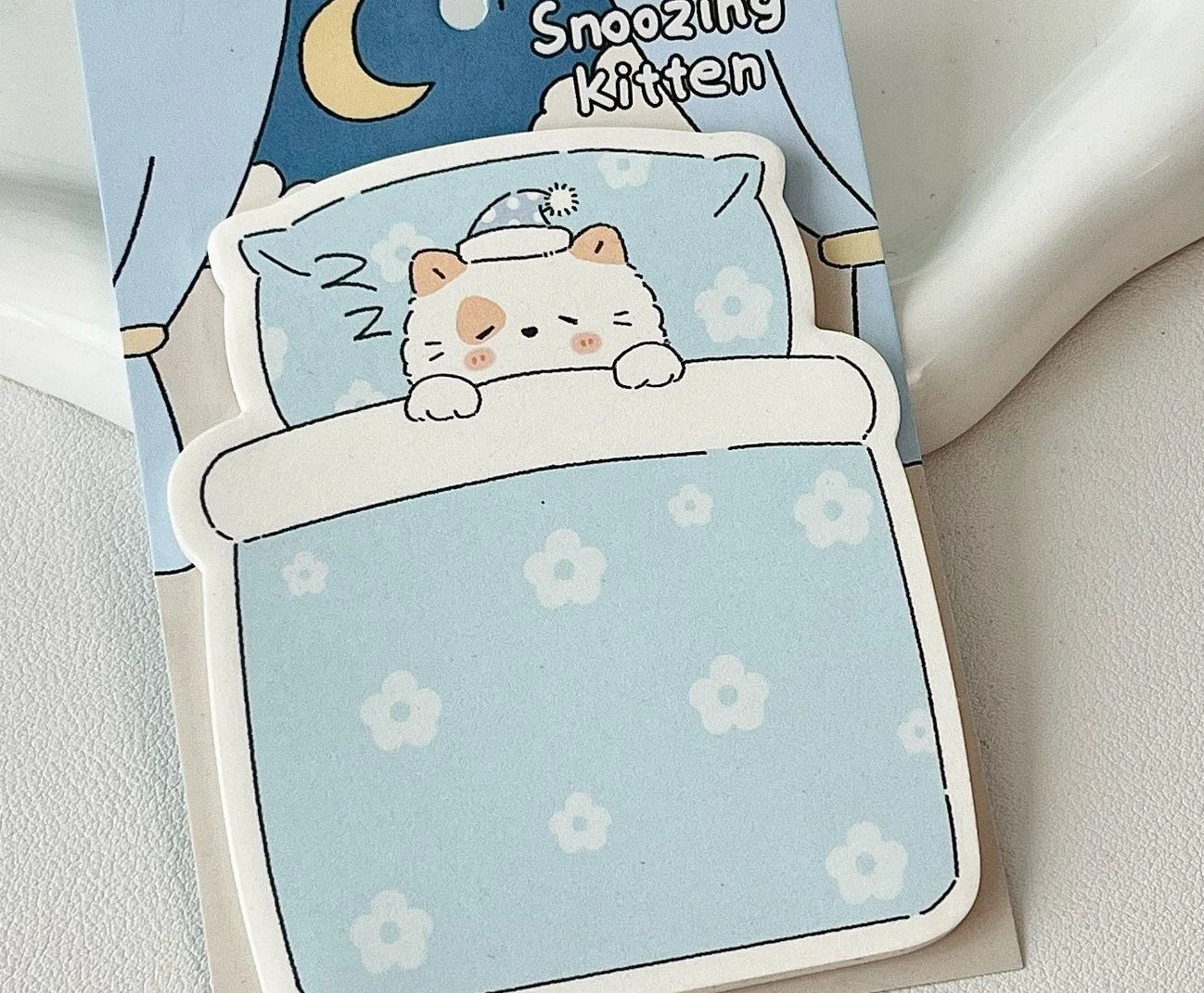 Post It Notes Cloud Diary Cute Cat Illustration Material Shape Multifunctional Sticky Notes Message Memo