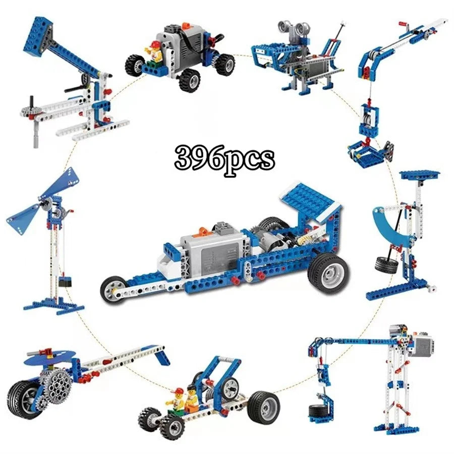 FUNXINEE  Creative Technical Building Blocks DIY Set MOC Kit Assembly Bricks STEM Educational Learning Models Holiday Gift Kids