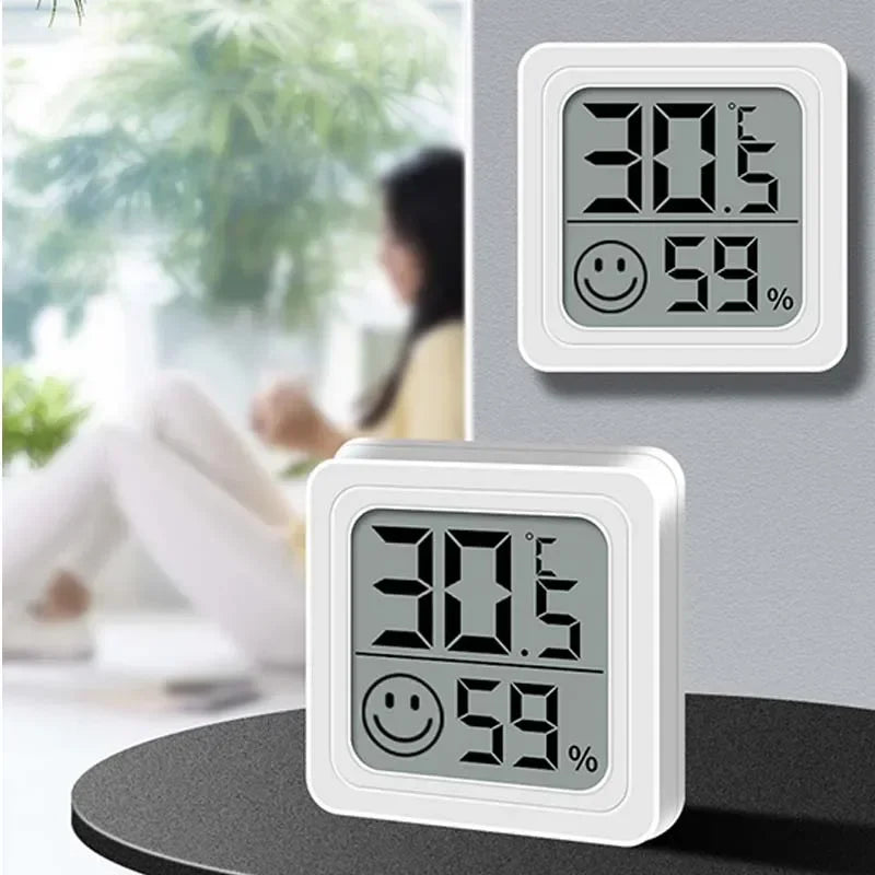 4pcs Digital Thermometer Hygrometer Indoor Mini Temperature LCD Electronic Monitor Hygrometer Outdoor Room Baby