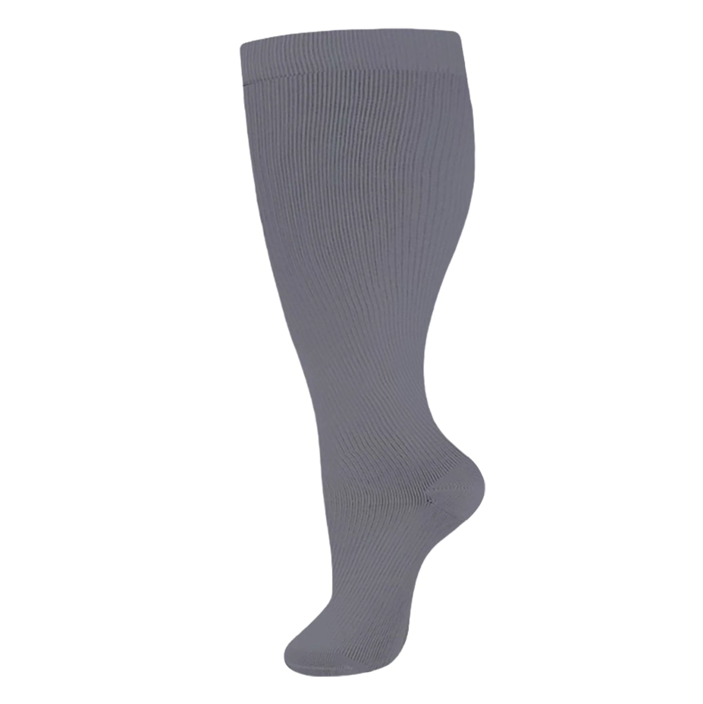 2XL-4XL Plus Size Compression Socks for Women Men 20-30 mmHg Wide Calf Extra Large Knee High Flight Sock for Circulation Support