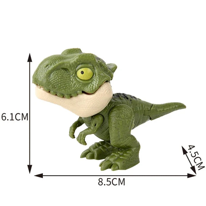 Jurassic Finger Dinosaur  Tyrannosaurus Model Toys for Kids Finger Biting Dinosaurs Movable Joints Dinosaur Toy for Boy Gift