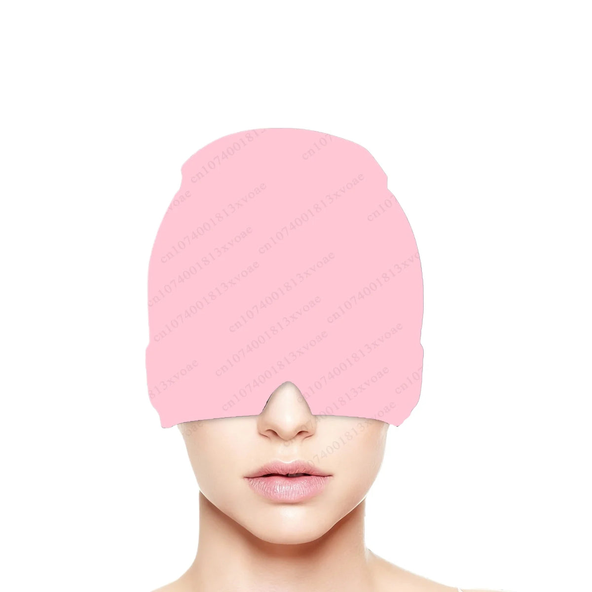 Relief Migraine Relief Cap Gel Ice Cap Single Layer Headgear Ice Pack Headgear Relief Pain Stretchable Compress Hood Eye Mask