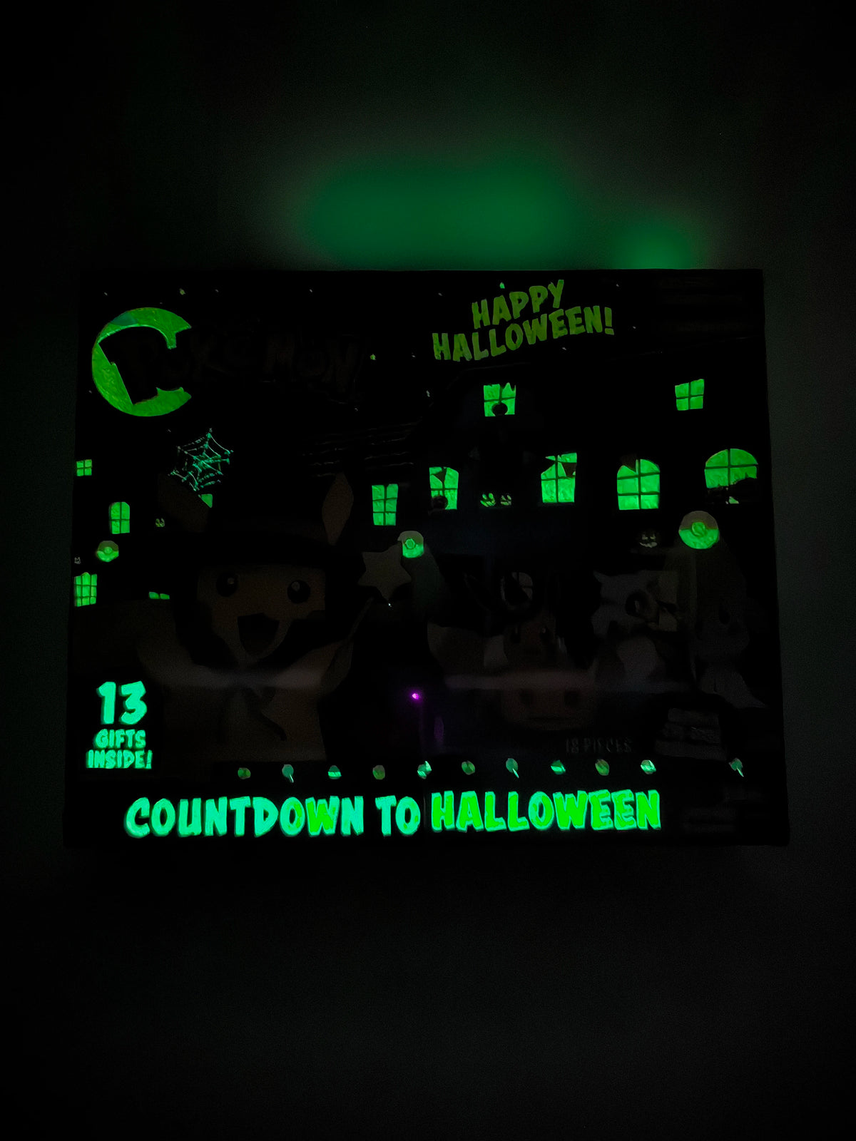 Pokémon Halloween Countdown Advent Calendar – 13 Gifts with 8 Figures