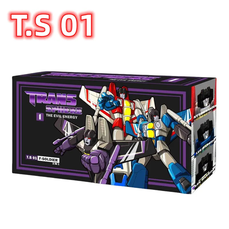 Transformation Robot Starscream Skywarp Thundercracker Ramjet Dirge Thrust Action Figure Action Characters Deformation Toys