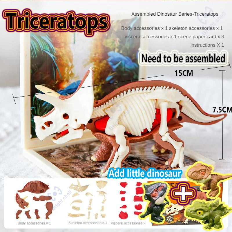 Jurassic World Kids Dinosaur Toy DIY Fossil Archaeology Excavation Kit Skeletons Dig Stem Science Educational Toys for Children