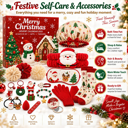 Unicorn & Mermaid Jewelry Advent Calendar – 24-Day Charm Surprise Box