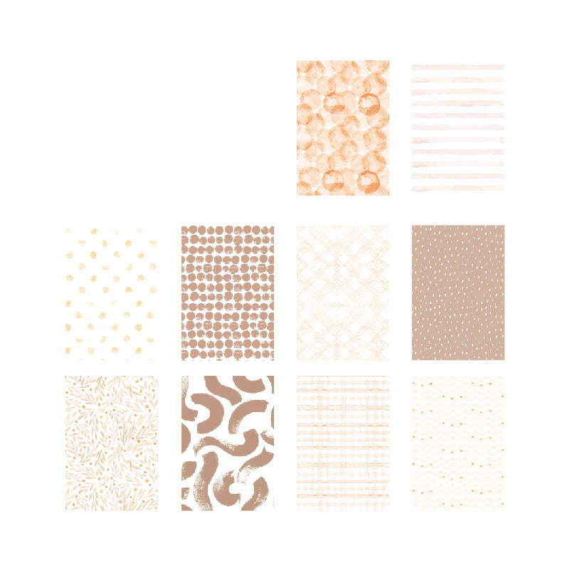 50 Pcs Kawaii Ins Paper Card DIY Decoration Idol Photocard Scrapbooking Diary Background Collage Material Paper Stationery