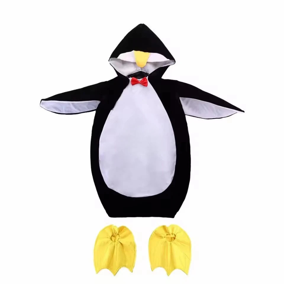 Baby Kids Penguin Costume Halloween Outfit Child Girl Animal Theme Birthday Party Dress Clothing New Year Xmas Christmas Gift