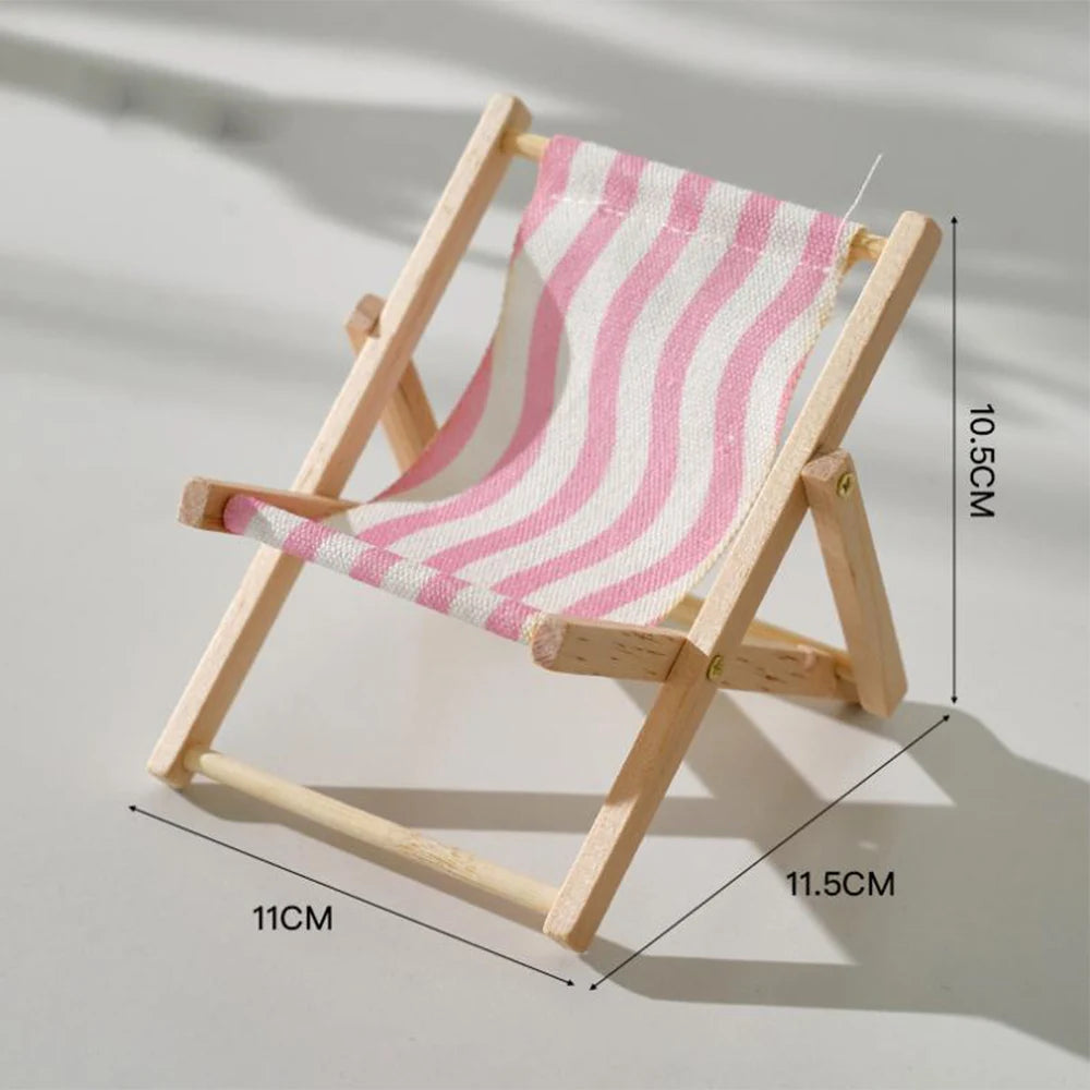 Summer Beach Set for 17cm Lababu Doll Lounge Chair Clothes Pants Set