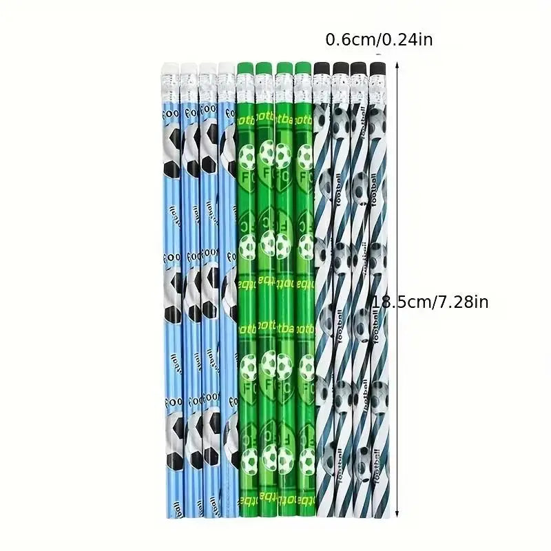 20pcs Soccer Pencil and Notebook Set for Kids Boys Sports Theme Birthday Party Favors Pinata Filler School Reward Christmas Gift