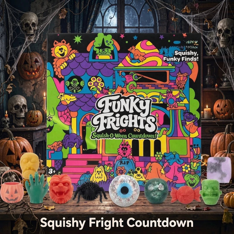 NeeDoh 3D Fidget Advent Calendar – 24-Day Christmas Stress Relief Countdown