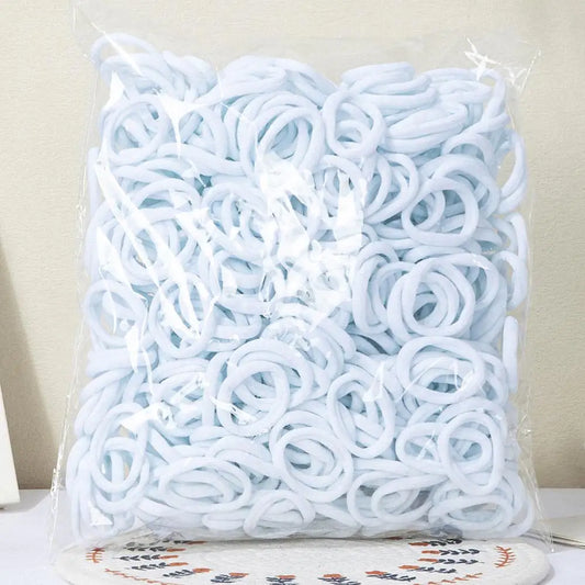 30-200pcs Hair Accessories for Women girl Basic Hair Bands Headband Hair Ropes Ties Ponytail Holder Simple and Fashionable Nylon