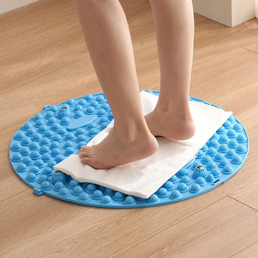 Circular Foot Pressure Massage Board Health Walking Pressure Massage Foot Tool Yoga Acupoint Training Device