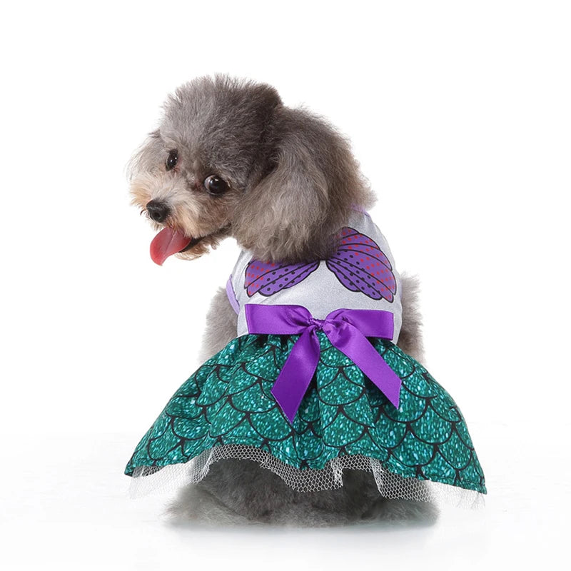 Pet Dog Dress Halloween Super Claw Skirt Cat Princess Dress Up Outfit Chihuahua Yorkie Party Funny Cosplay Clothes Pet Costume