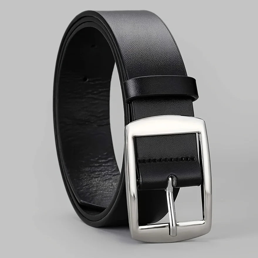 Fashion Luxury Belt for Men PU Leather Belt Metal Pin Buckle High Quality Brand Designer Waist Strap Belt For Jeans Women's Belt