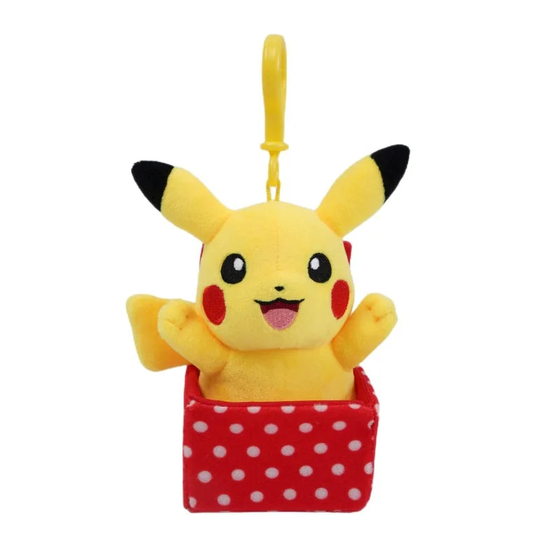 Pokemon Gengar Jigglypuff Bulbasaur Plush Stuffed Toy Mimikyu Mew Togepi Kawaii Keychain Backpack Pendant Keyring Birthday Gifts