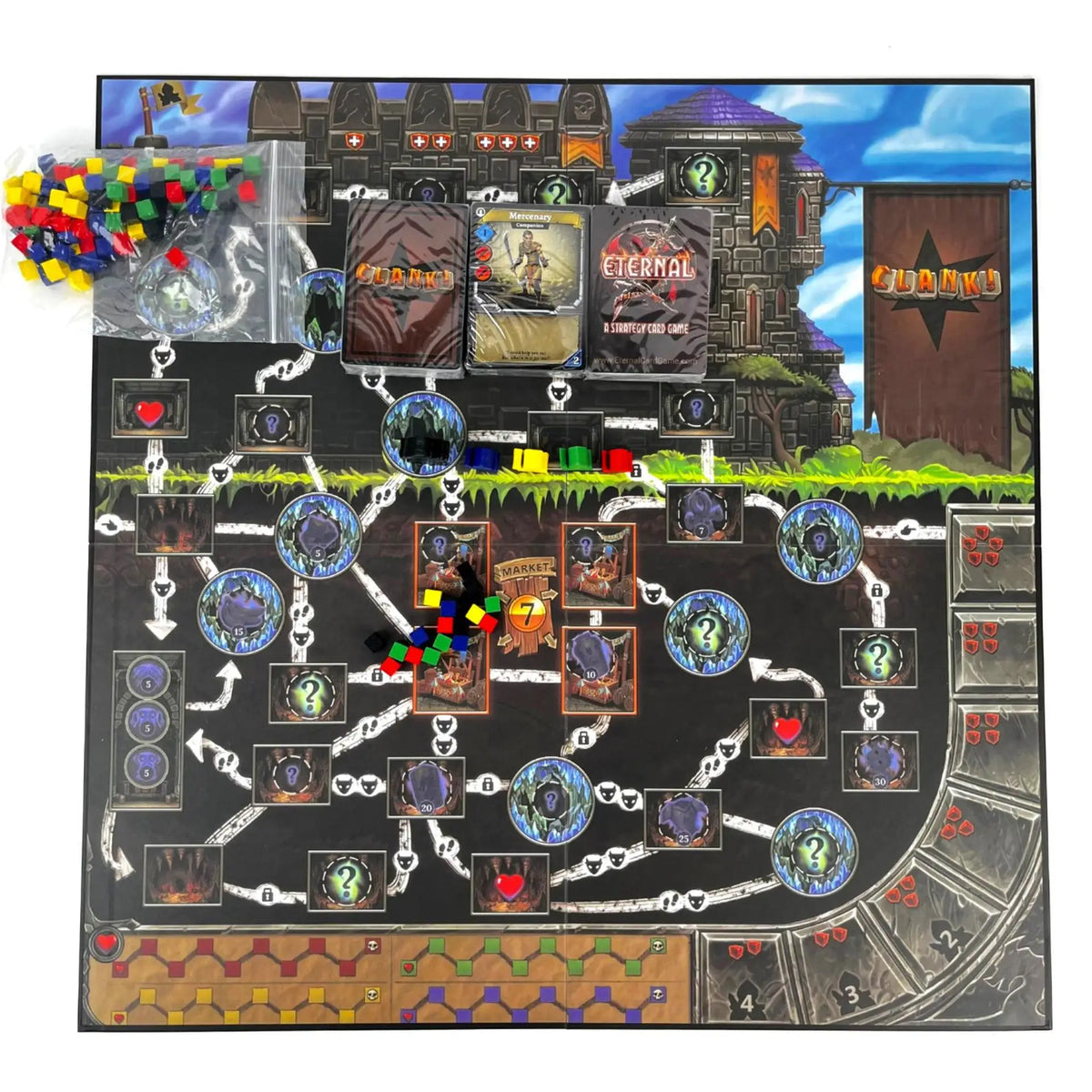 Renegade Game Studios Clank！The Deck Building Adventure Game, Board Card Exploring American Board Games