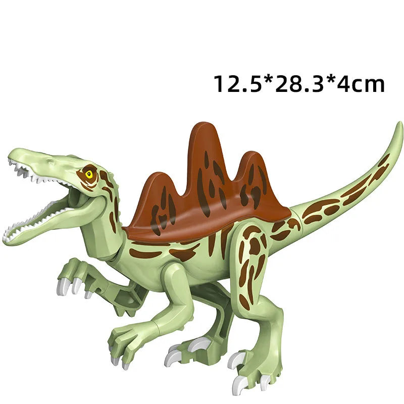 Jurassic Dino World Large Dinosaurs Figures Bricks Building Blocks Velociraptor T-Rex Triceratops Indominus Rex Toys For Kids
