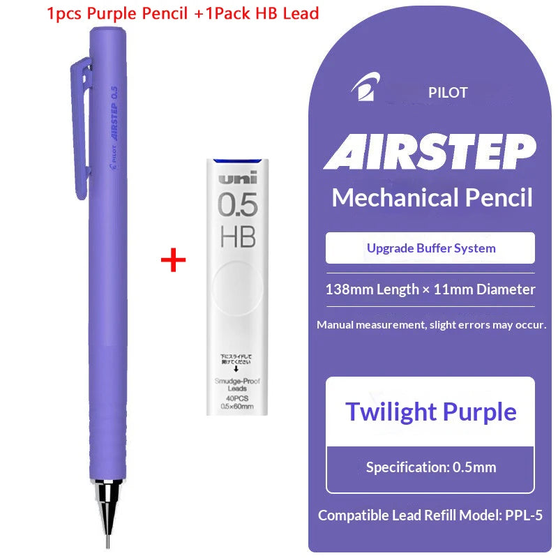 PILOT AIRSTEP Pencil HAS-15 New Function Mechanical Pencil,0.5mm Limited Edition Color Pen Body Students Children Stationery Pen