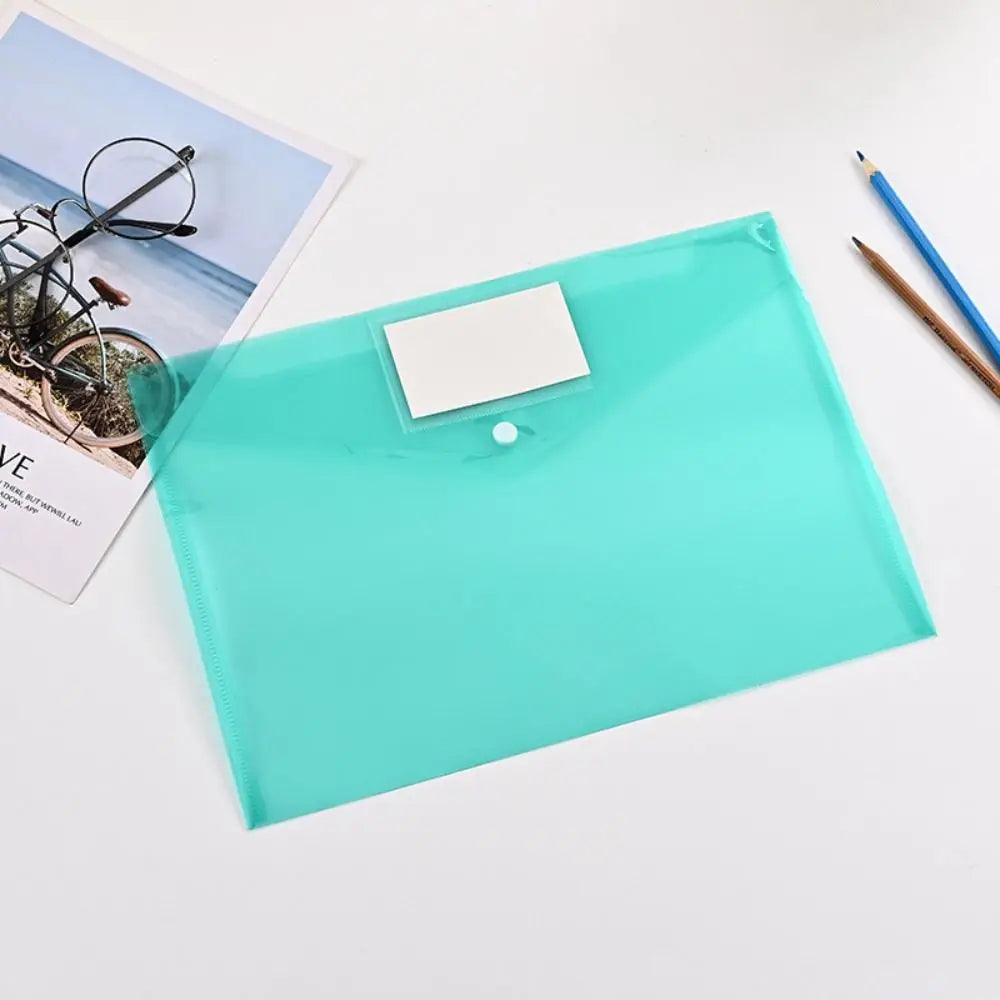 PP A4 Folder New Stationery Office School Supplies Document Paper Organizer Gift Storage Bag