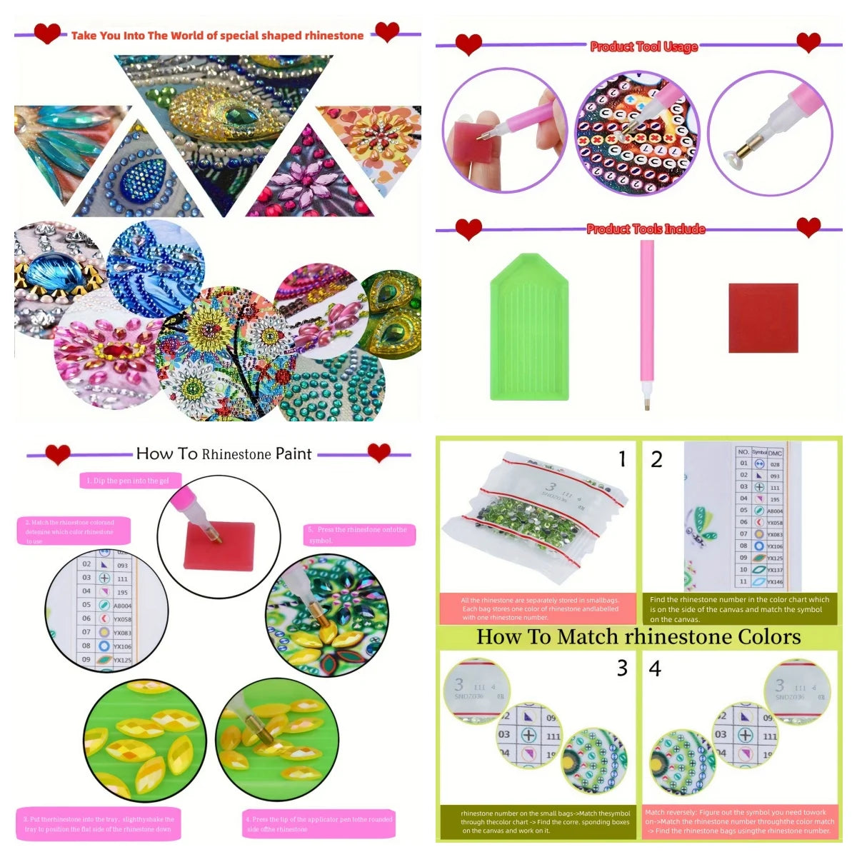 One DIY diamond painting Christmas-themed wooden ornament is suitable for placing on the family bedroom table as a New Year gift