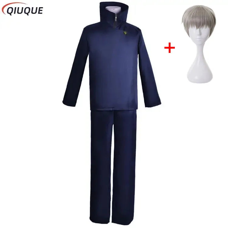 Inumaki Toge Cosplay Costume Wig Unisex Halloween Party Anime Uniforms Comic Con Role Play Outfits