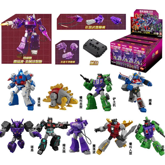 Blokees Transformer Toys Galaxy 1-10 Rodimus Prime Hot Rod Scorponok Shockwave Megatron  Optimus Prime  Action Figures