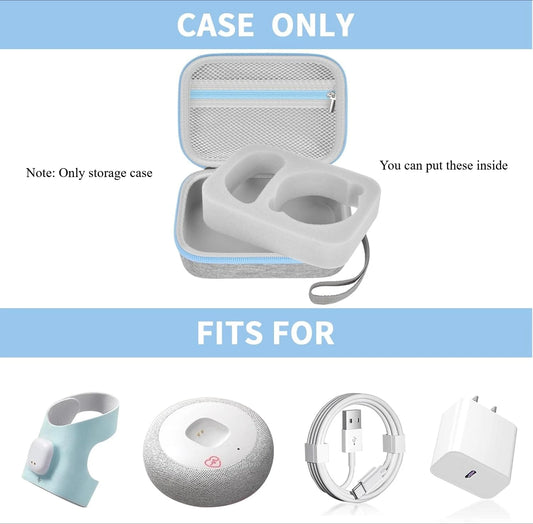 Case Compatible with Eufy Baby Smart Sock Baby Monitor, Infants Heart Rate/Blood Oxygen Levels/Breathing Monitor & Accessories