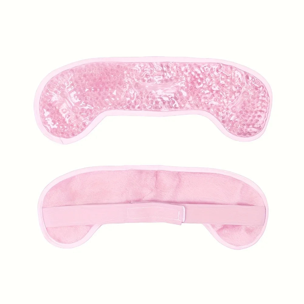 Reusable Hot/Cold Gel Forehead Ice Pack - Soft Cooling Pad for Head Comfort - Home, Office & Outdoor Use - Summer Essential