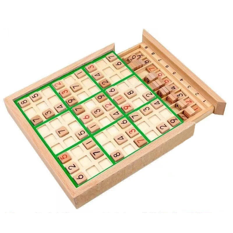 Sudoku Crosswords Montessori Wooden Educational Digits Inference logic Games Latin Square Math Puzzles Number Place Games Toys