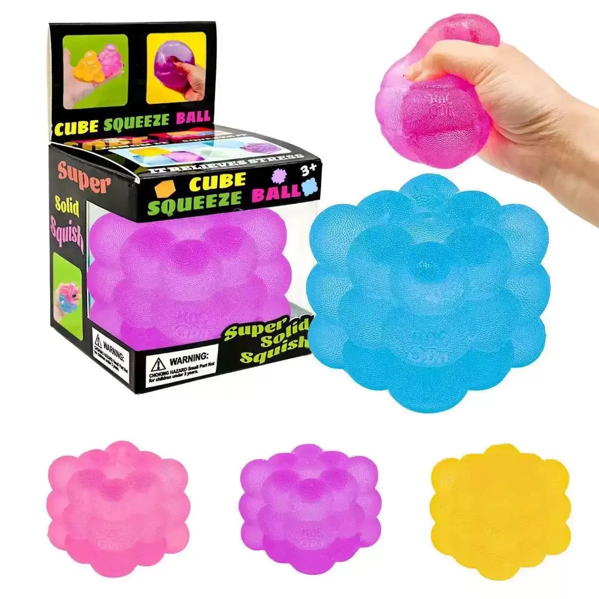 New three-dimensional candy kneading music adult kids Stress Relief Squeeze sensory Toys Decompression Simulation Cube