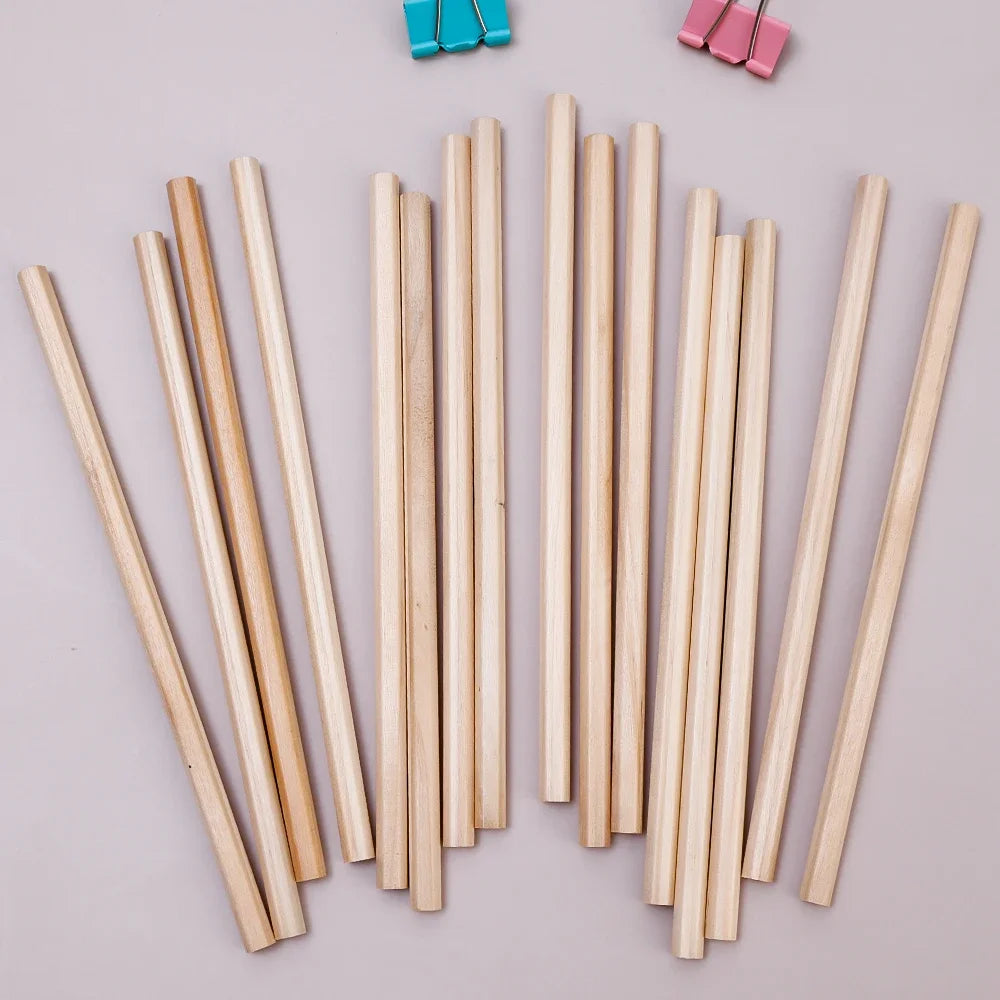 HB Natural Hexagon Wooden Lead Pencils Student Children Painting Drawing Sketch Writing Pencil School Office Stationary