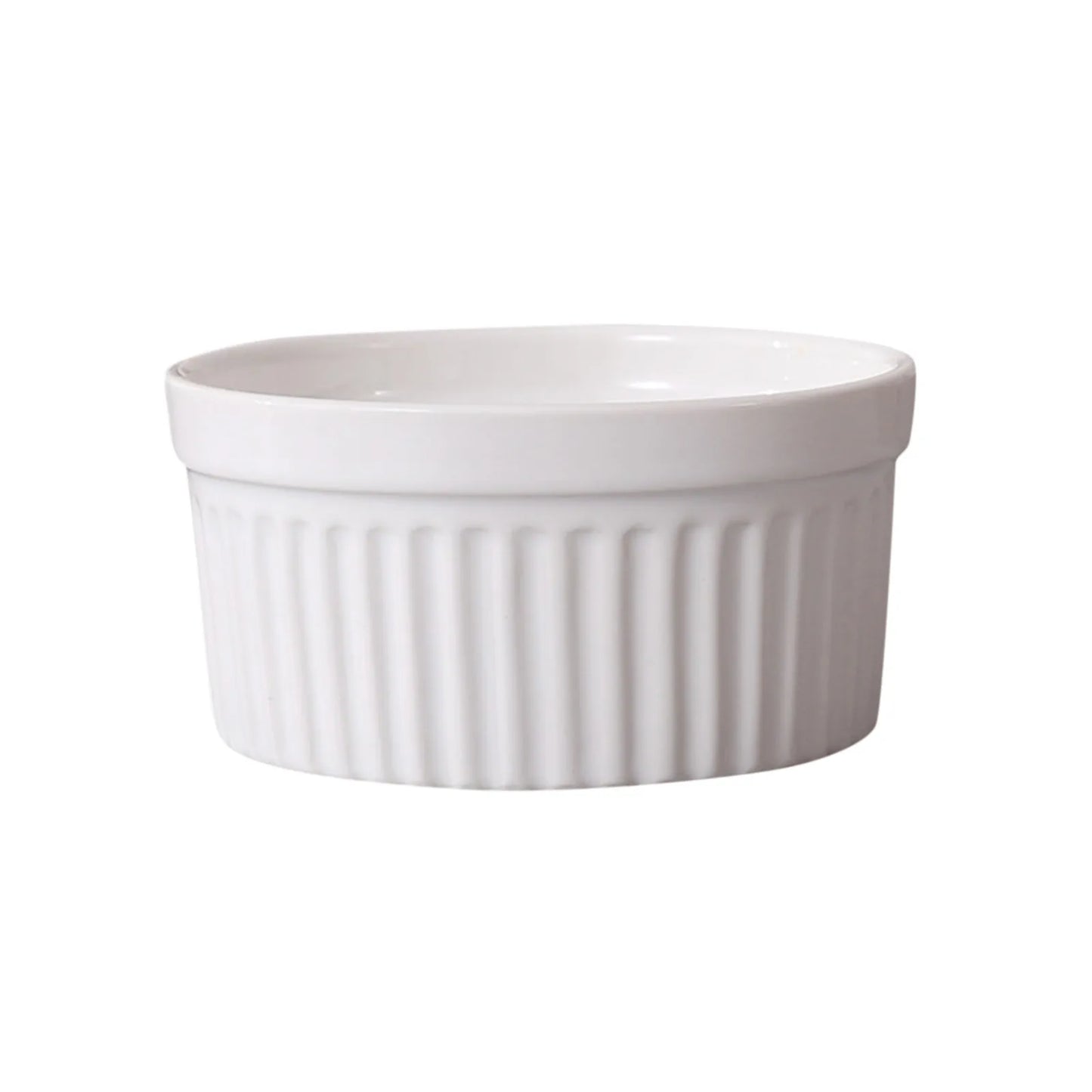 4pcs Ceramic Ramekins Bowls Oven Safe Creme Brulee Ramekins Pudding Custard Cups Souffle Ramiken Dipping Sauce Small Ceramic