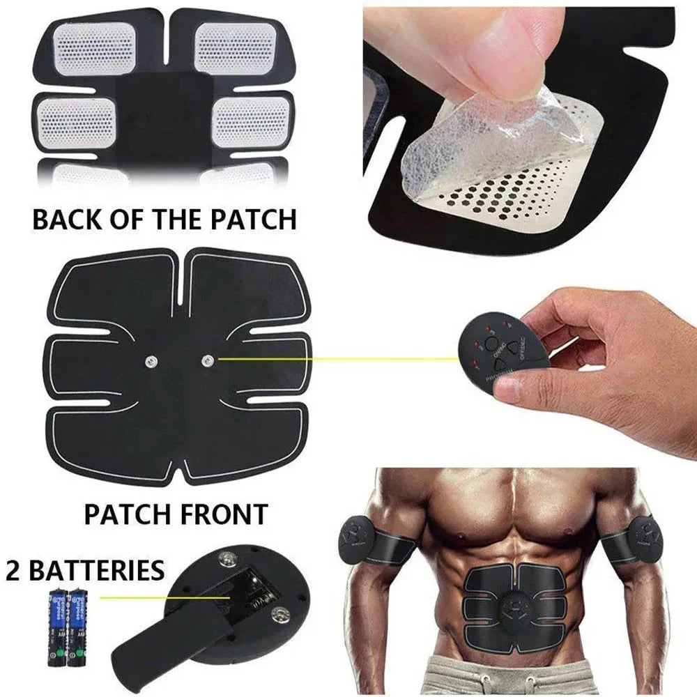 EMS Abdominal Muscle Stimulator Hip Trainer Electric Stimulator Home Gym Muscle Toner Slimming Massager