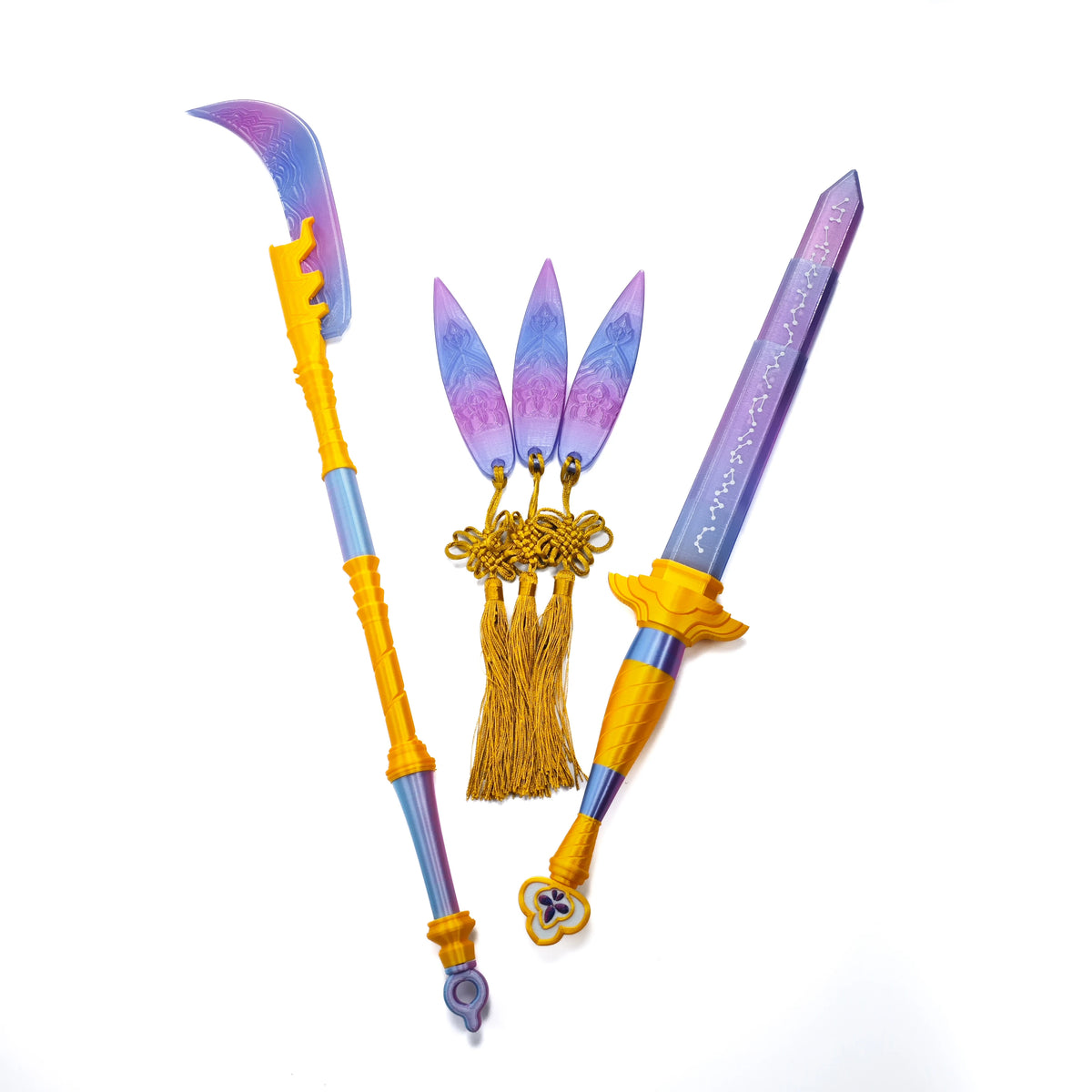 Hot Sword With Symbol Outfits Roleplay Sword Cosplay Prop Women Men Halloween Carnival Costume Accessories Long Knife Set