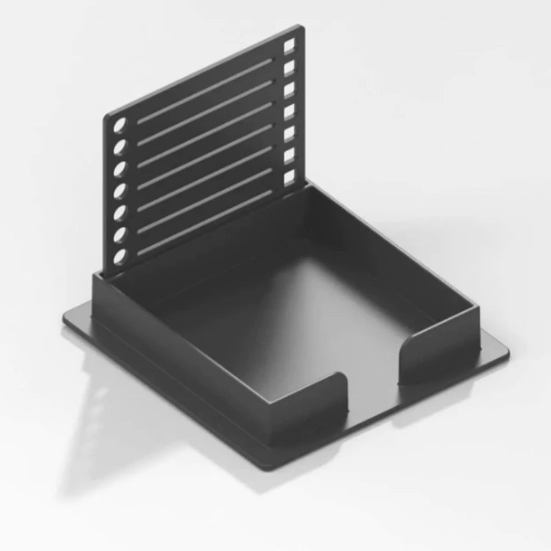 [Sticky Notes Holder] Sticky Notes Holder with Stencil, 1pc Post It Notes Dispenser for Office, Study