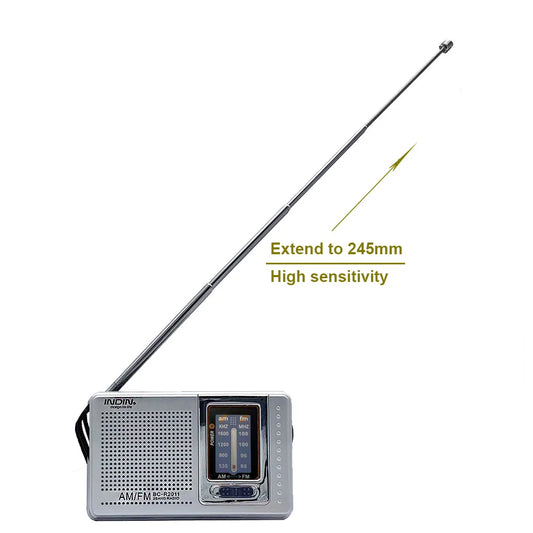 Mini Radio AM FM, 2*AA Battery Operated Radio with Lanyard, Excellent Reception, Portable Radios AM FM, Transistor Radios