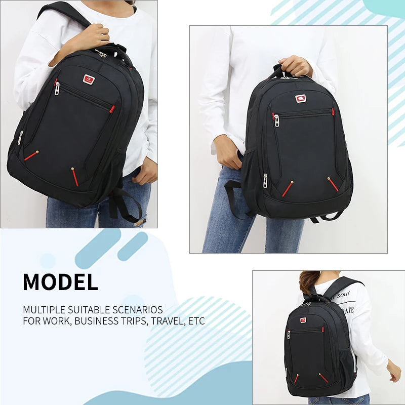 New Style Backpack for Men, Large Capacity Casual Backpack, Multi-Functional Business Trip Computer Bag, Medium to Large School Bag