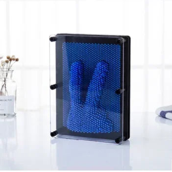 Educational 3D DIY Plastic Model Toy for Babies, Anti-Stress Fingerprint Hand Mold for Fun Learning Activities