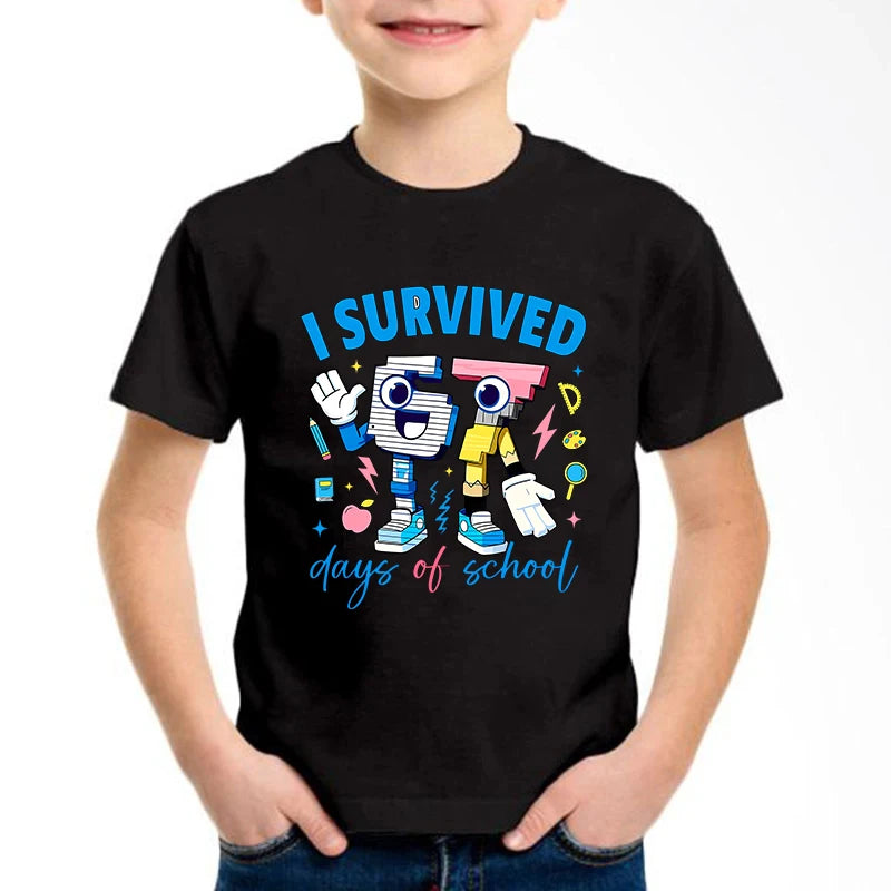 New Funny Six Seven Italian Brainrot 67 Number Graphic Print T-Shirt Boy/Girl Summer Short Sleeved Kids Comfortable Tshirt Top