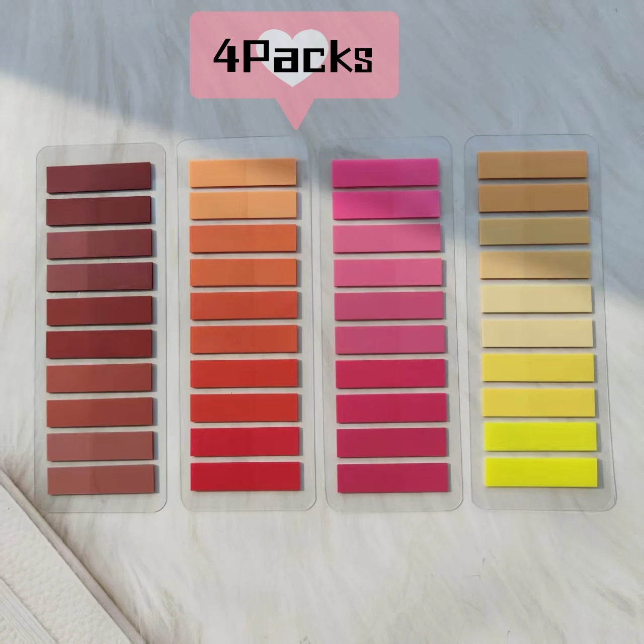 200-800Sheets Transparent Index Creative Memo Pads Office School Stationery Self-Adhesive Stickers Posted It Sticky Note Pads