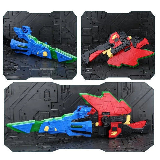 MiniForce 6 V Rangers VOLT LEGEND KING V 6 in 1 Transformation Combiner Deformation Robot Action Figure Toys